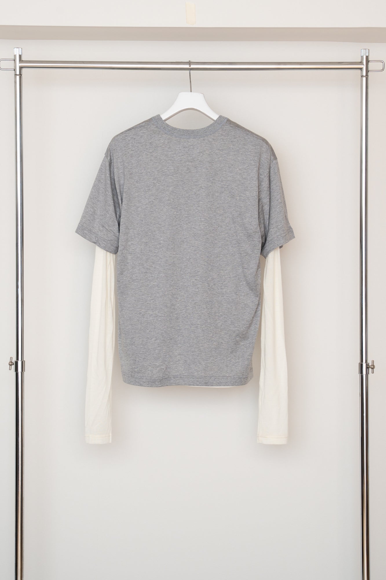 【PRE ORDER】Layered T-shirt(Gray x O.white)
