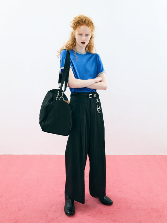 【Pre Order】W Ring Keychain ( Black )