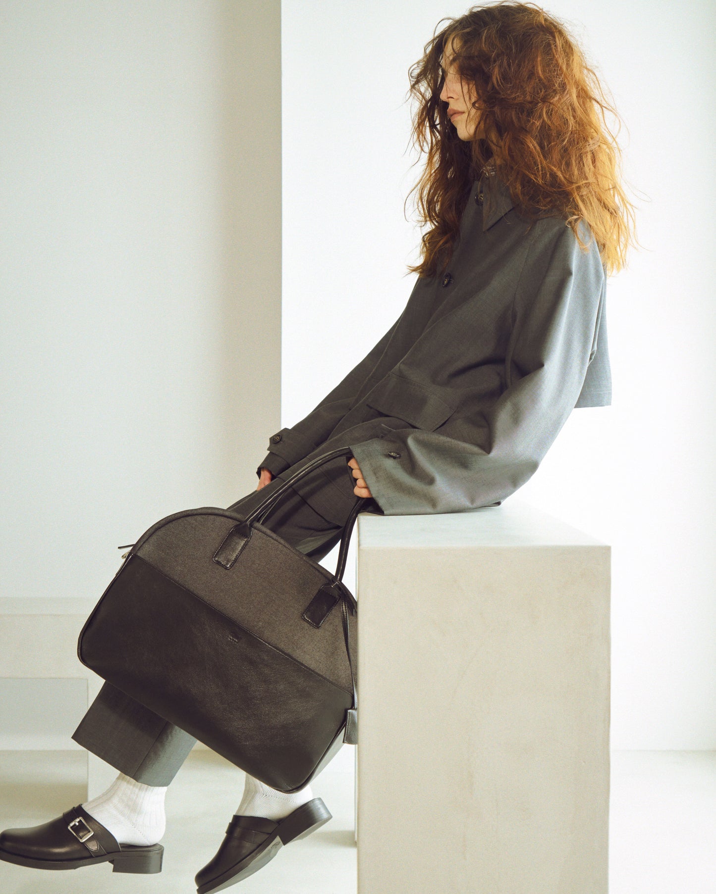 【PRE ORDER】Cigarette Traousers(Gray)