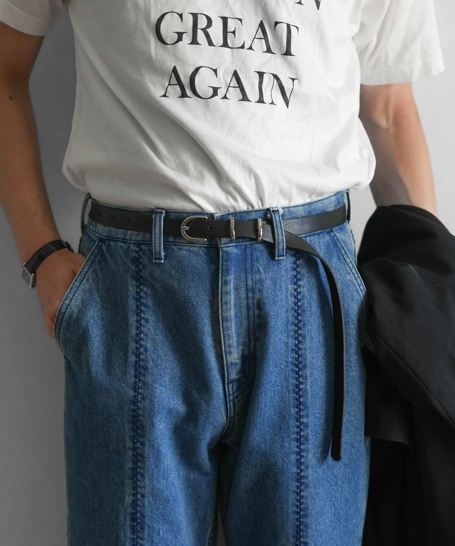 Leather Long Belt