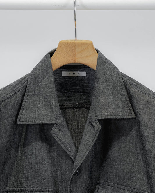marka別注オフィサーシャツ(BLACK)