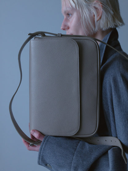 Leather Shoulder Bag [Dumbo](Gray)