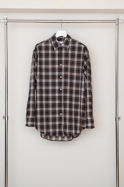 【PRE ORDER】Dress Check Shirt(Brown Check)