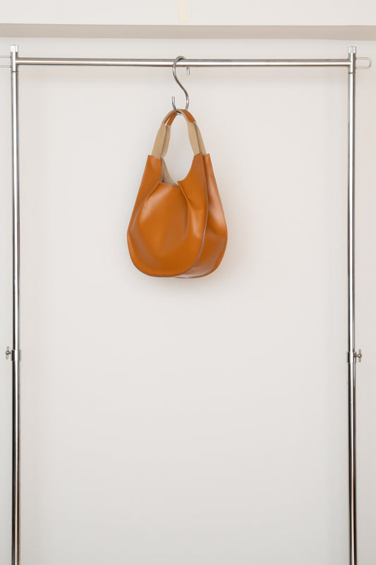 【PRE ORDER】CircleI [Leather Handle Bag](Camel)