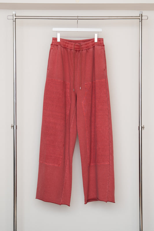 【PRE ORDER】Doubleknee Sweat Pants(Red)