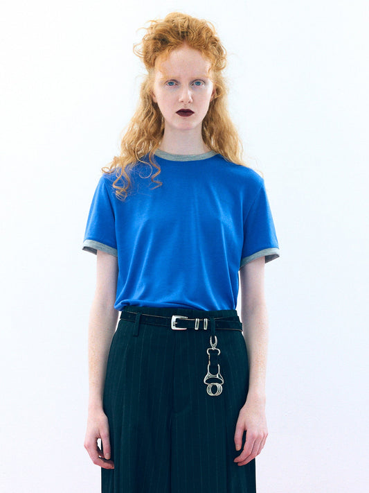 【Pre Order】Ringer T-Shirt ( Royal Blue )