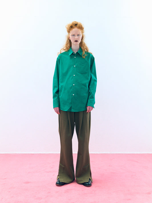 【Pre Order】Clean Shirt ( Emerald Green )