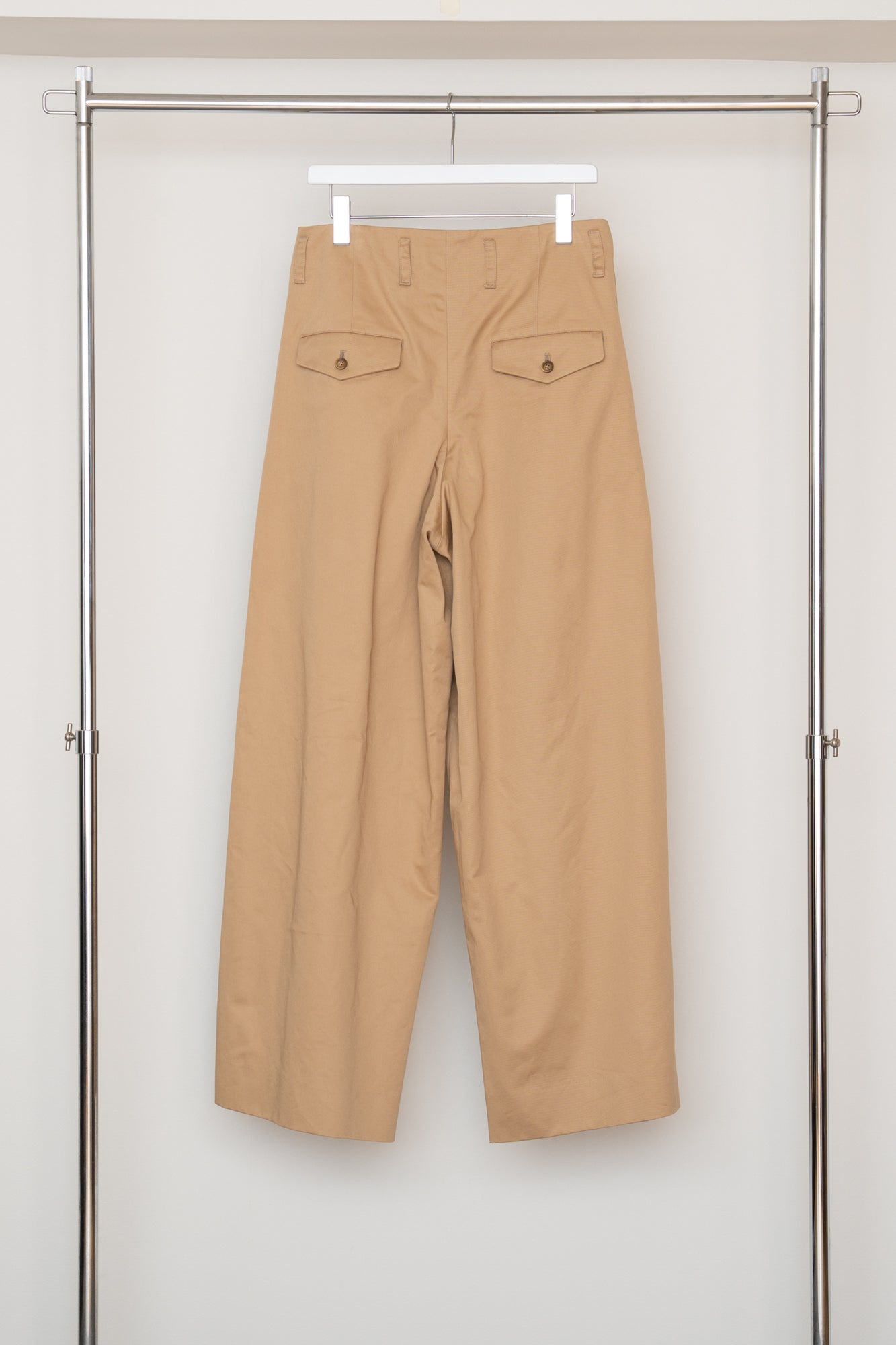 【PRE ORDER】Tuck Wide Trousers(Beige)