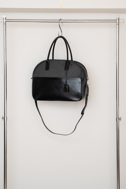 【PRE ORDER】V.Marron [Boston Bag・Voyage](Black x Black)