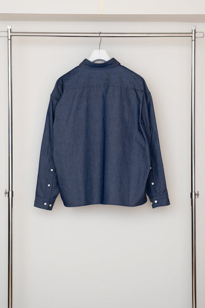 【PRE ORDER】Cropped Pocket Shirt(Indigo)