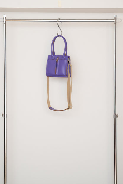 【PRE ORDER】P.Rectangle [Leather Helmet Bag・Play](Lavender)