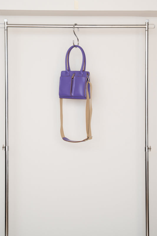 【PRE ORDER】P.Rectangle [Leather Helmet Bag・Play](Lavender)