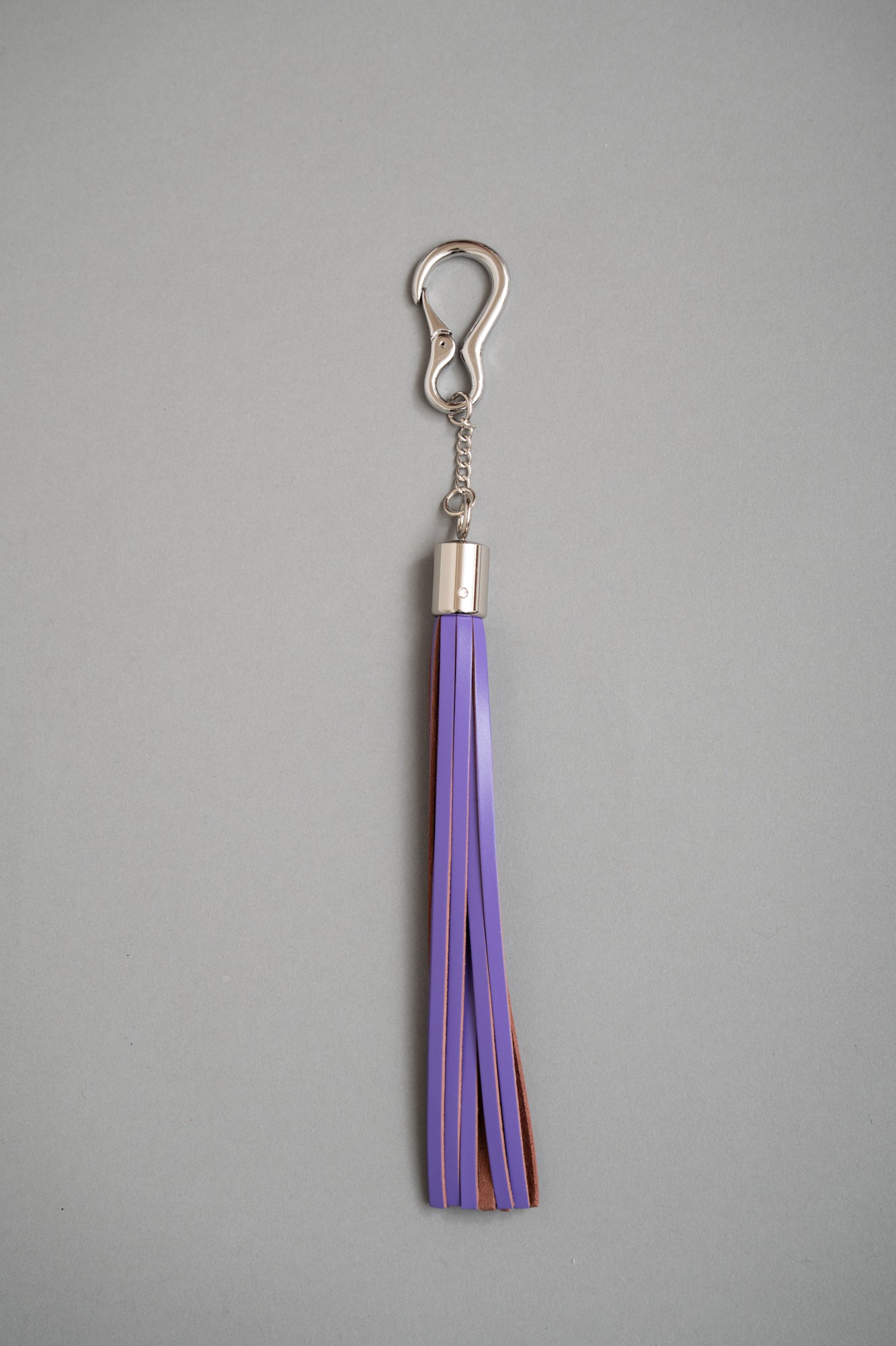【PRE ORDER】AttachmentT [Leather Fringe Charm](Lavender)