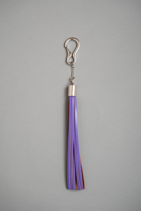 【PRE ORDER】AttachmentT [Leather Fringe Charm](Lavender)
