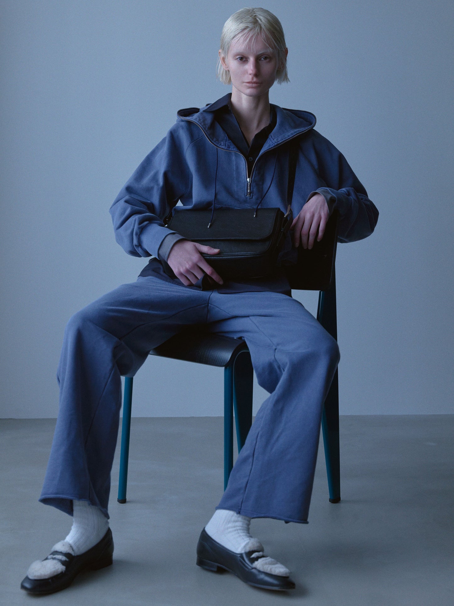 Processed Sweat Pants(Navy)
