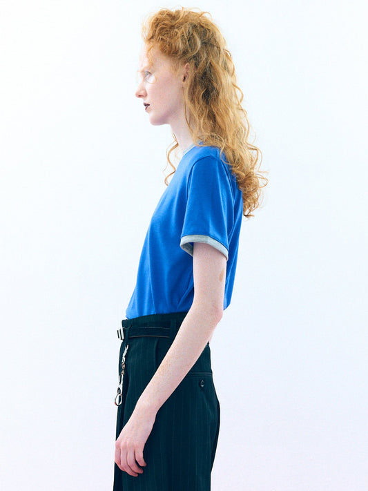 【Pre Order】Ringer T-Shirt ( Royal Blue )
