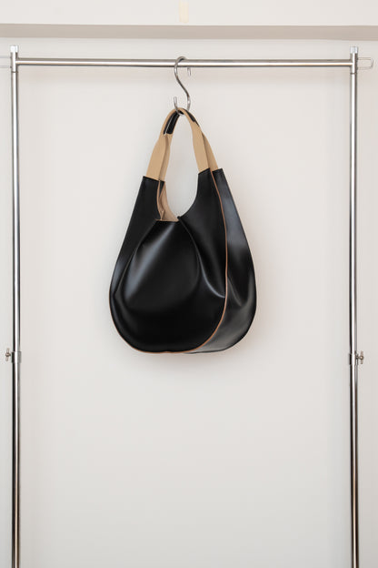 【PRE ORDER】CircleI [Leather Handle Bag](Black)