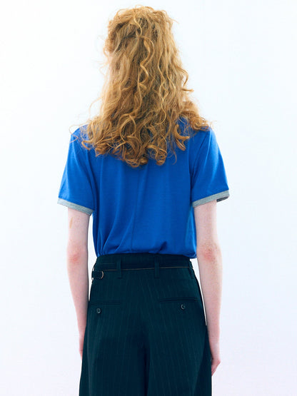 【Pre Order】Ringer T-Shirt ( Royal Blue )