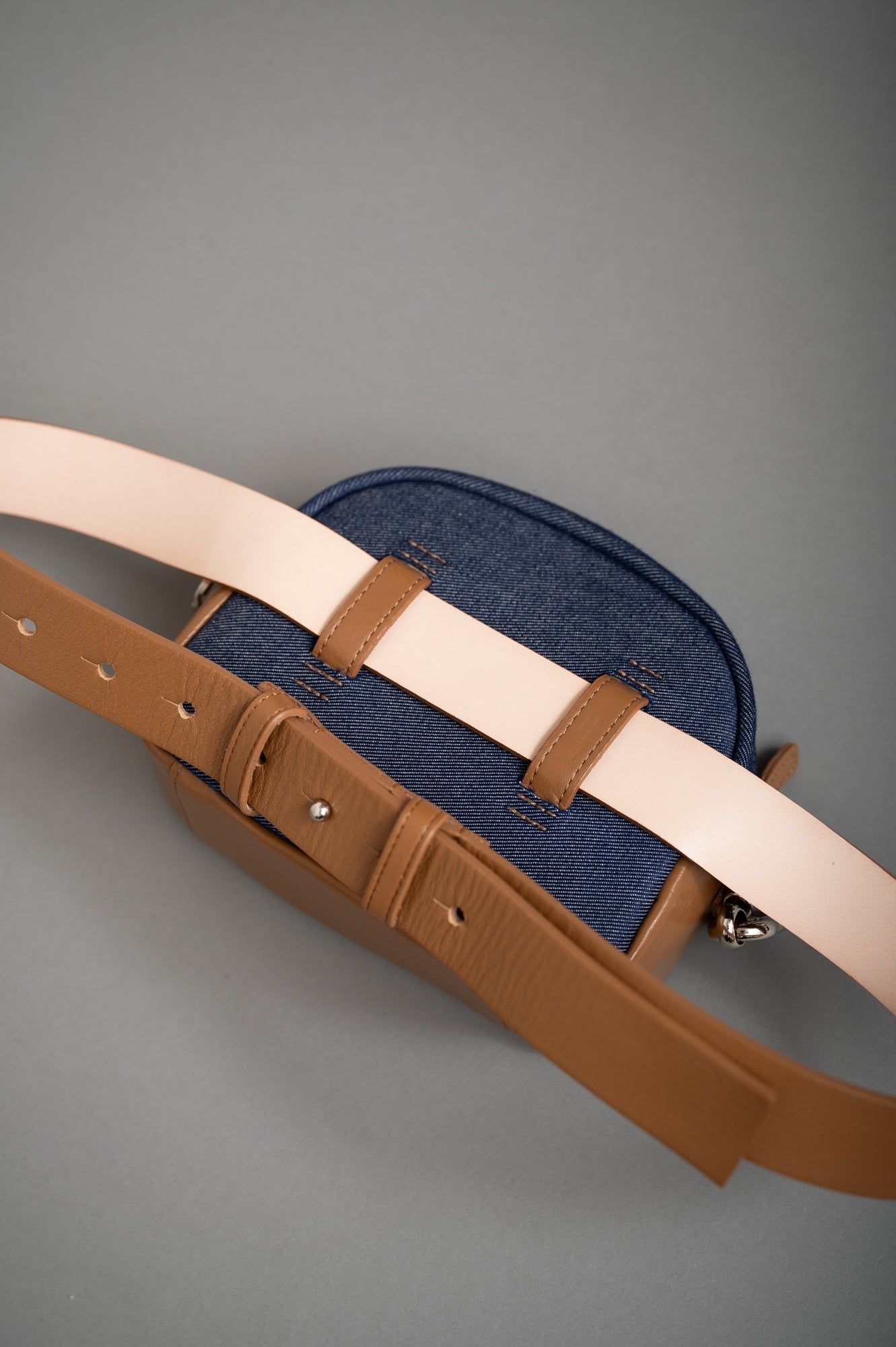 【PRE ORDER】S.Marron [Boston Bag・Sacs](Indigo x Camel)