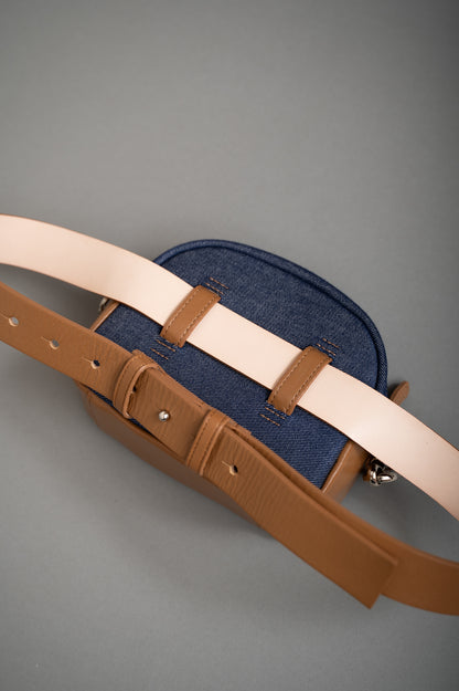 【PRE ORDER】S.Marron [Boston Bag・Sacs](Indigo x Camel)