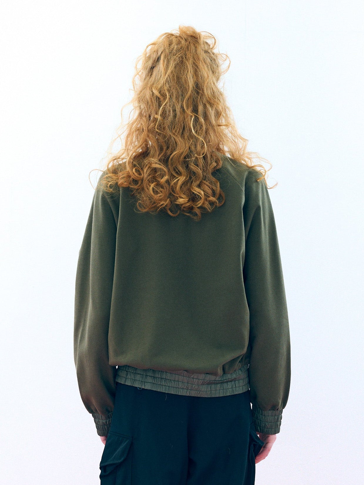 【Pre Order】Half-Zip Sweatshirt ( Khaki )