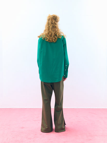 【Pre Order】Clean Shirt ( Emerald Green )