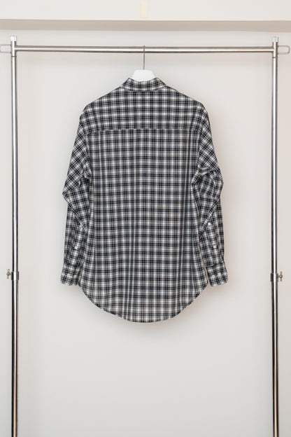 【PRE ORDER】Dress Check Shirt(Black Check)