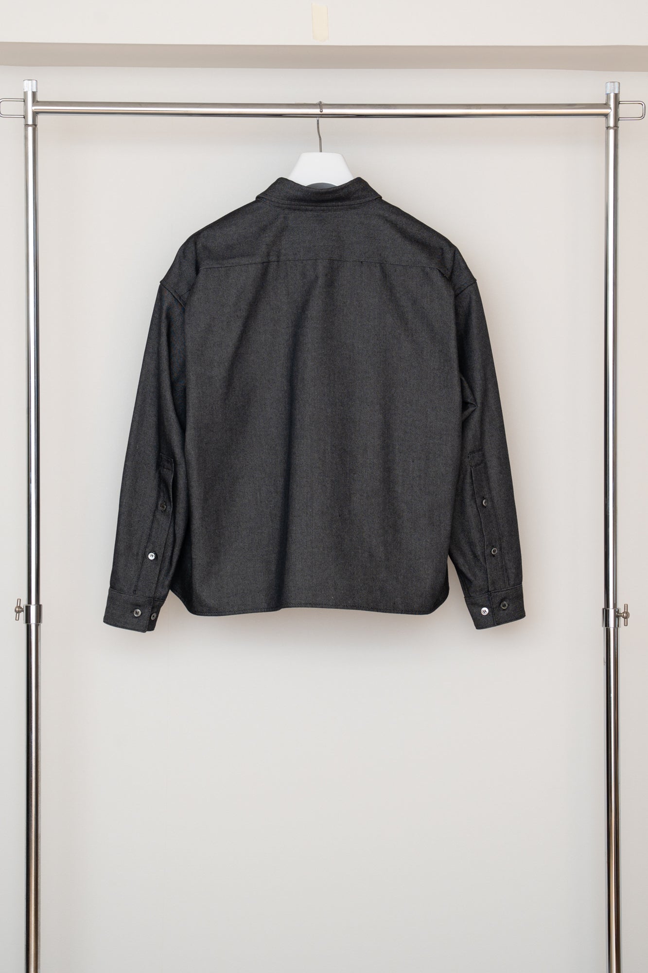 【PRE ORDER】Cropped Pocket Shirt(Black)