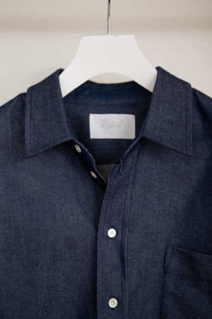 【PRE ORDER】Cropped Pocket Shirt(Black)