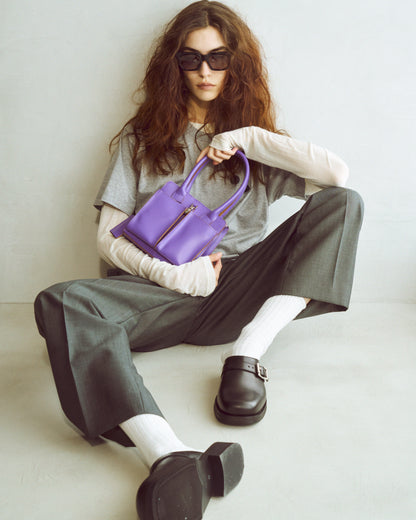 【PRE ORDER】P.Rectangle [Leather Helmet Bag・Play](Lavender)