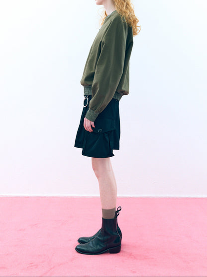 【Pre Order】Layered Cargo Shorts ( Black )