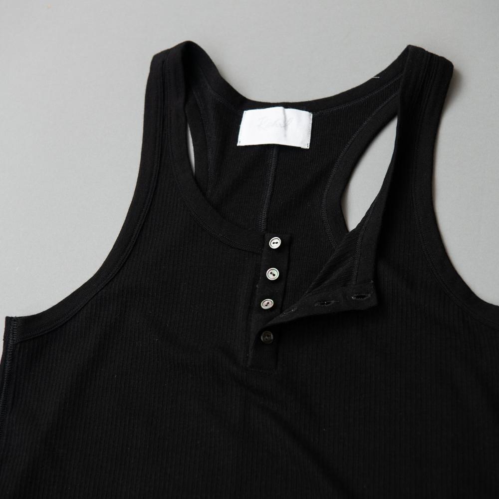 HENRYNECK TANKTOP - BLACK
