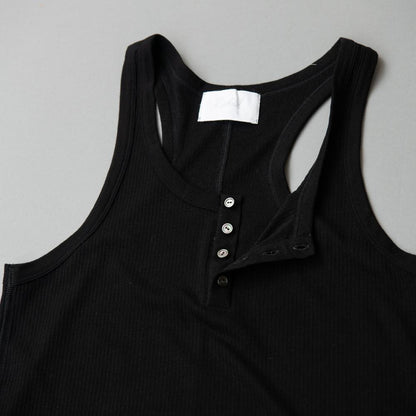 HENRYNECK TANKTOP - BLACK