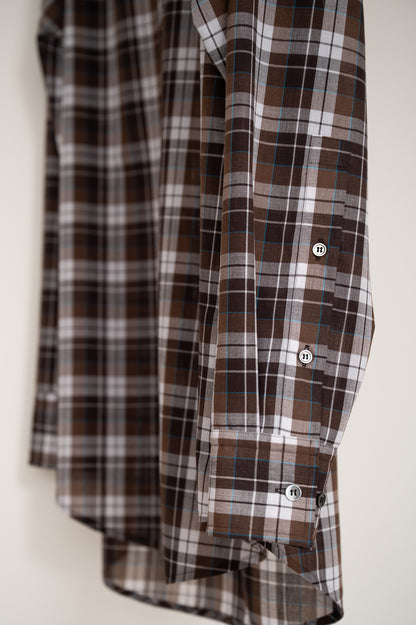 【PRE ORDER】Dress Check Shirt(Brown Check)