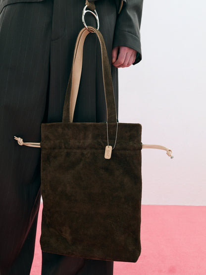 【Pre Order】Drawstring Tote Bag ( Black )