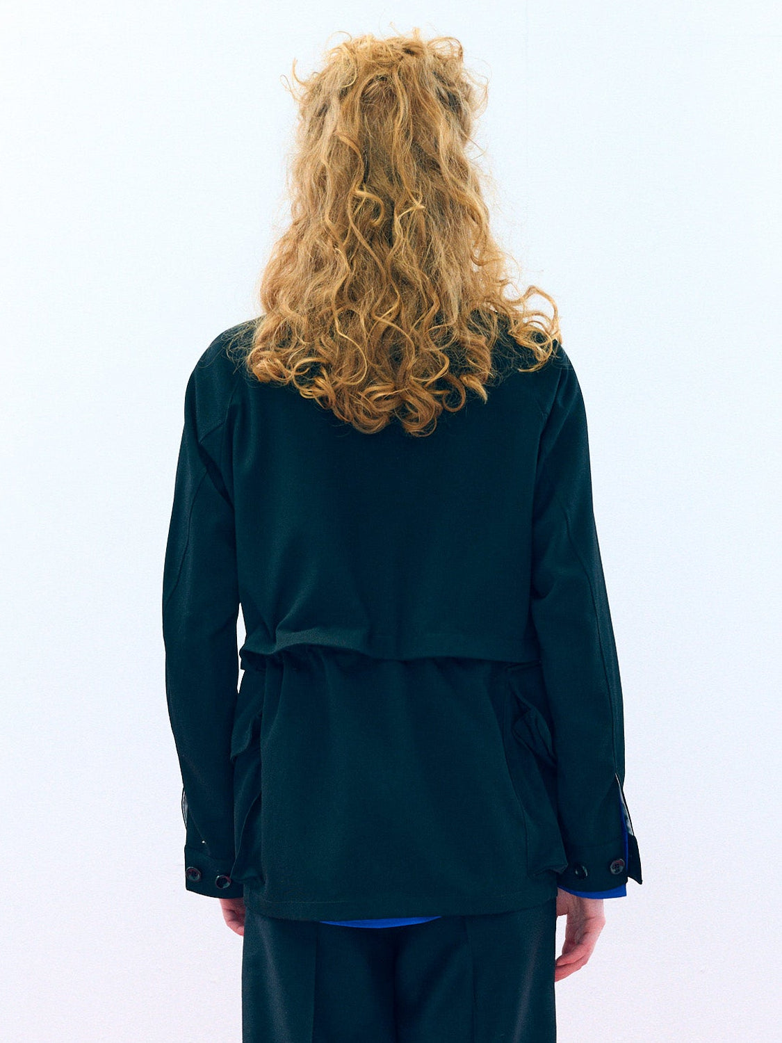 【Pre Order】Layered Military Coat ( Black )