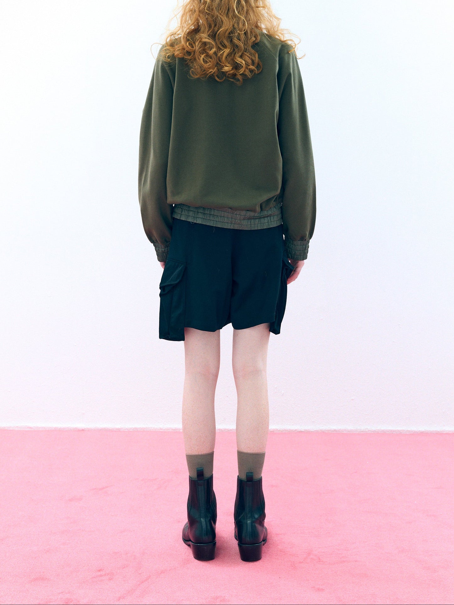 【Pre Order】Layered Cargo Shorts ( Black )