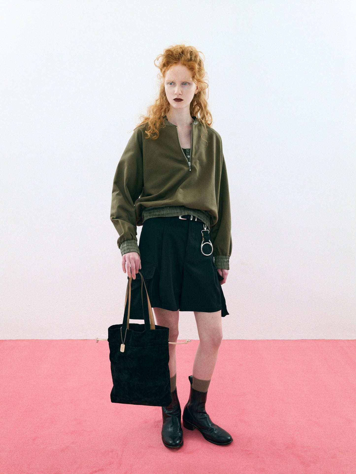 【Pre Order】Layered Cargo Shorts ( Black )