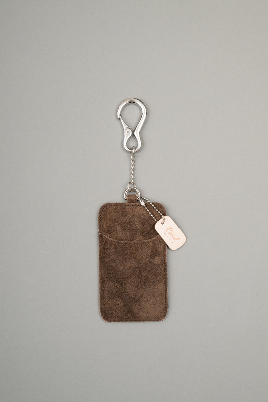 【Pre Order】Carabiner Chain Card Case ( Brown )