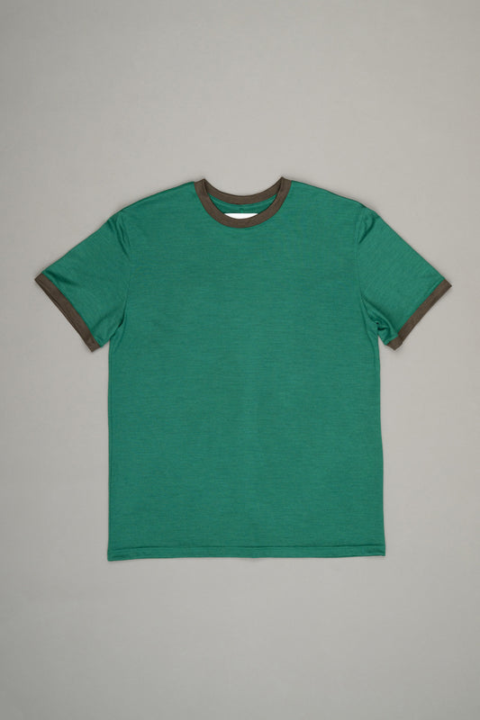 【Pre Order】Ringer T-Shirt ( Emerald Green )
