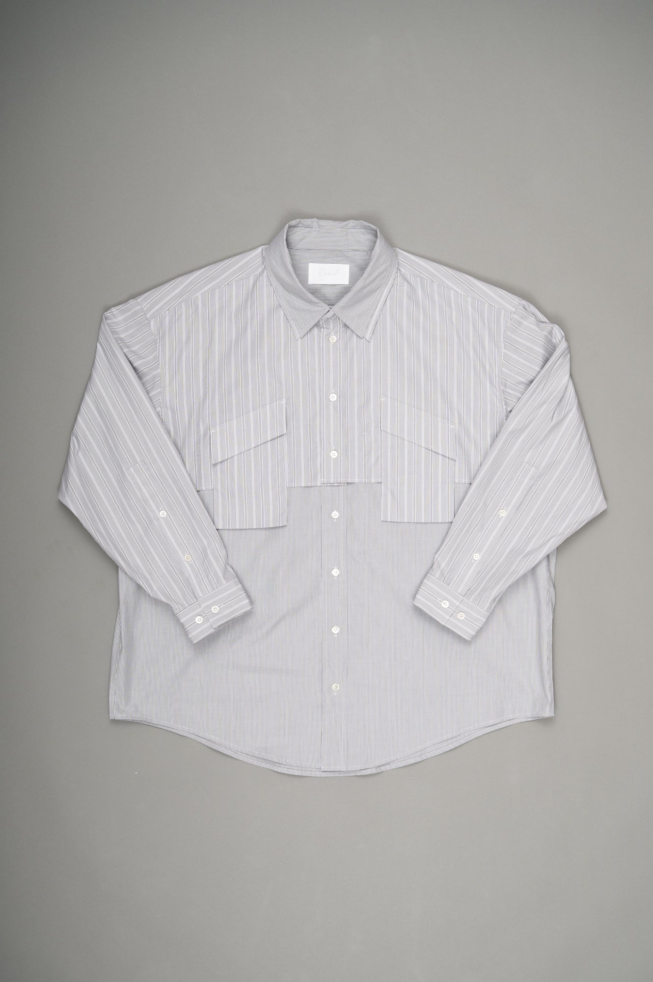 Layered Shirt (Gray Stripe)