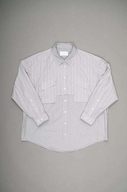 Layered Shirt (Gray Stripe)