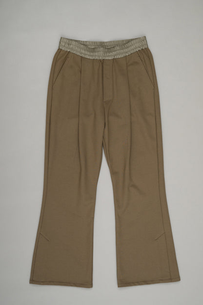 【Pre Order】Slit Flare Sweatpants(Khaki)