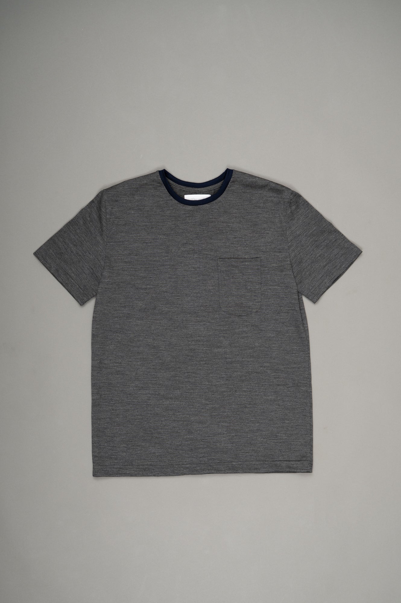 Two-Tone T Shirt(M.Gray x Navy)