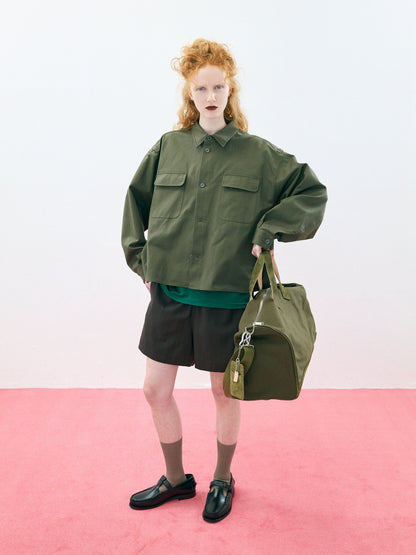 【Pre Order】Gym Boston Bag ( Greige )