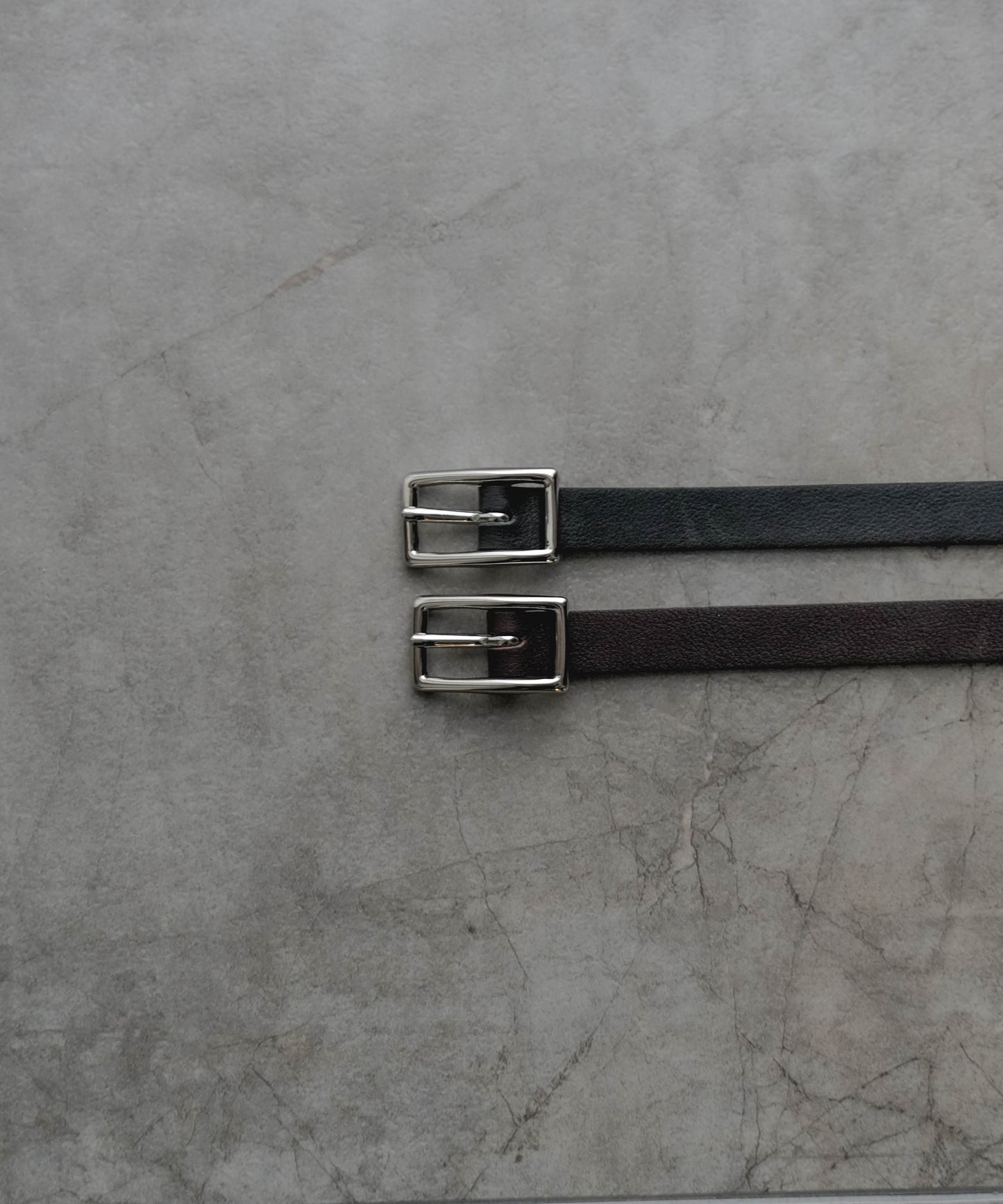 【PRE ORDER】Double Leather Bangle(Black)