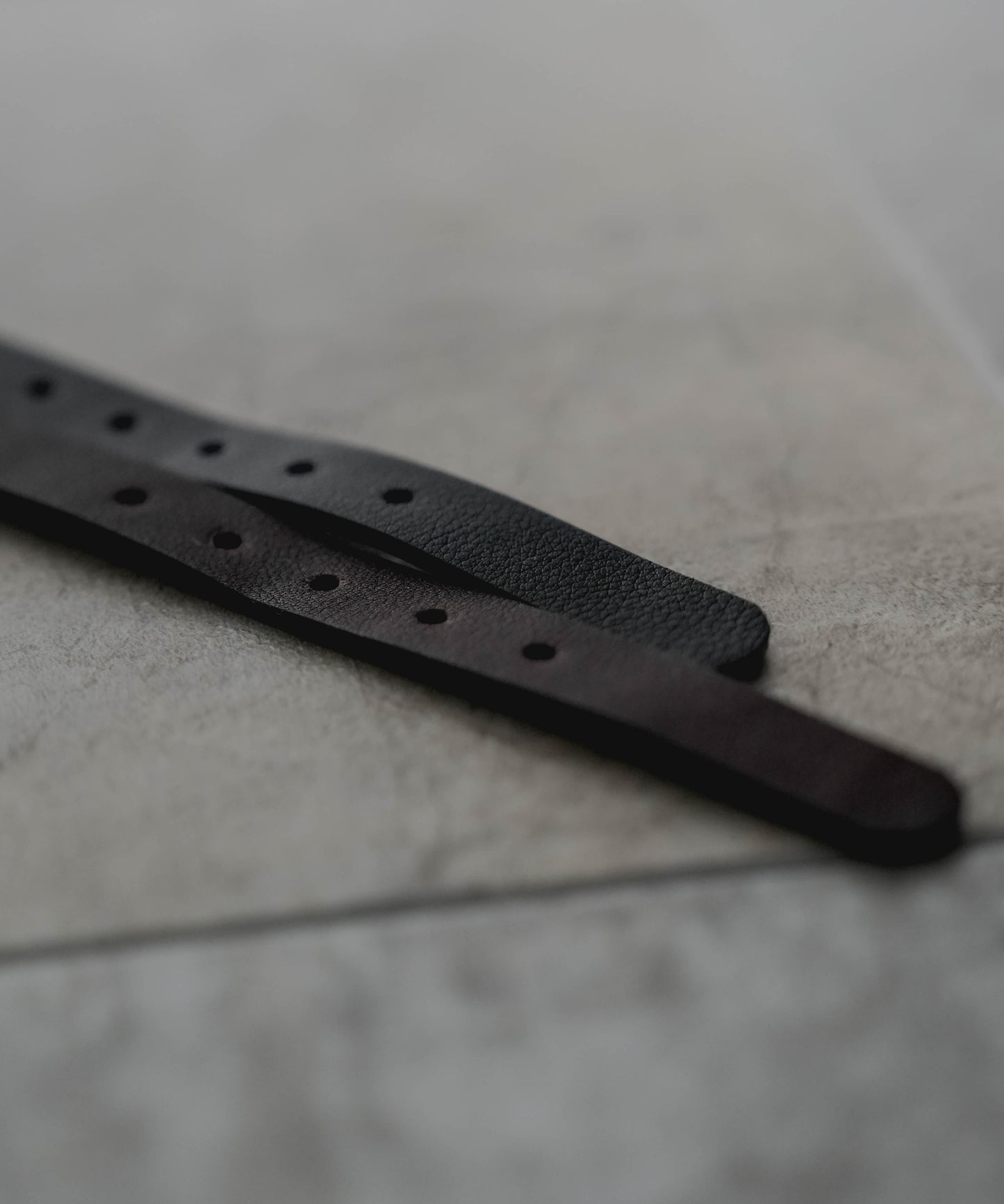 【PRE ORDER】Double Leather Bangle(Brown)