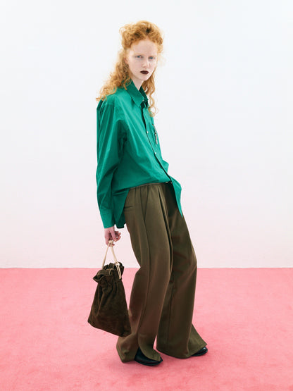 【Pre Order】Clean Shirt ( Emerald Green )