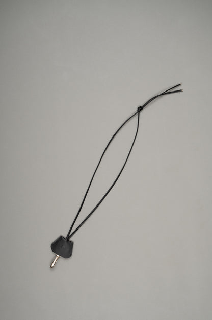 Leather Cord Crochet(Black)