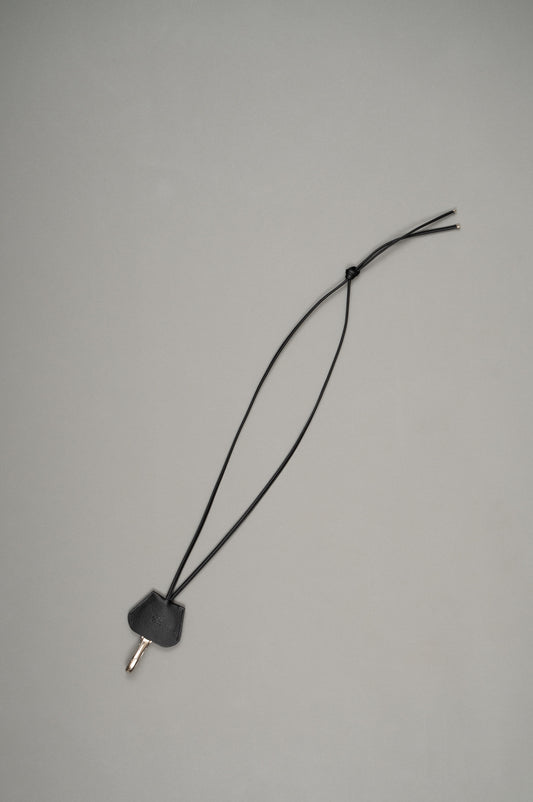 Leather Cord Crochet(Black)